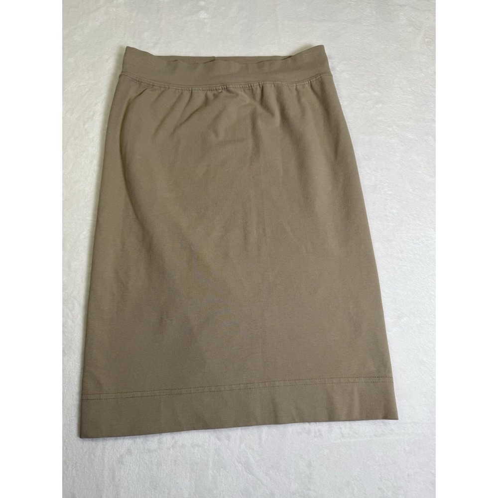 Hard Tail Forever Beige Cotton Pencil Skirt Womens S Athleisure Casual Basic‎
